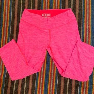 Pink new balance 3/4 leggings
